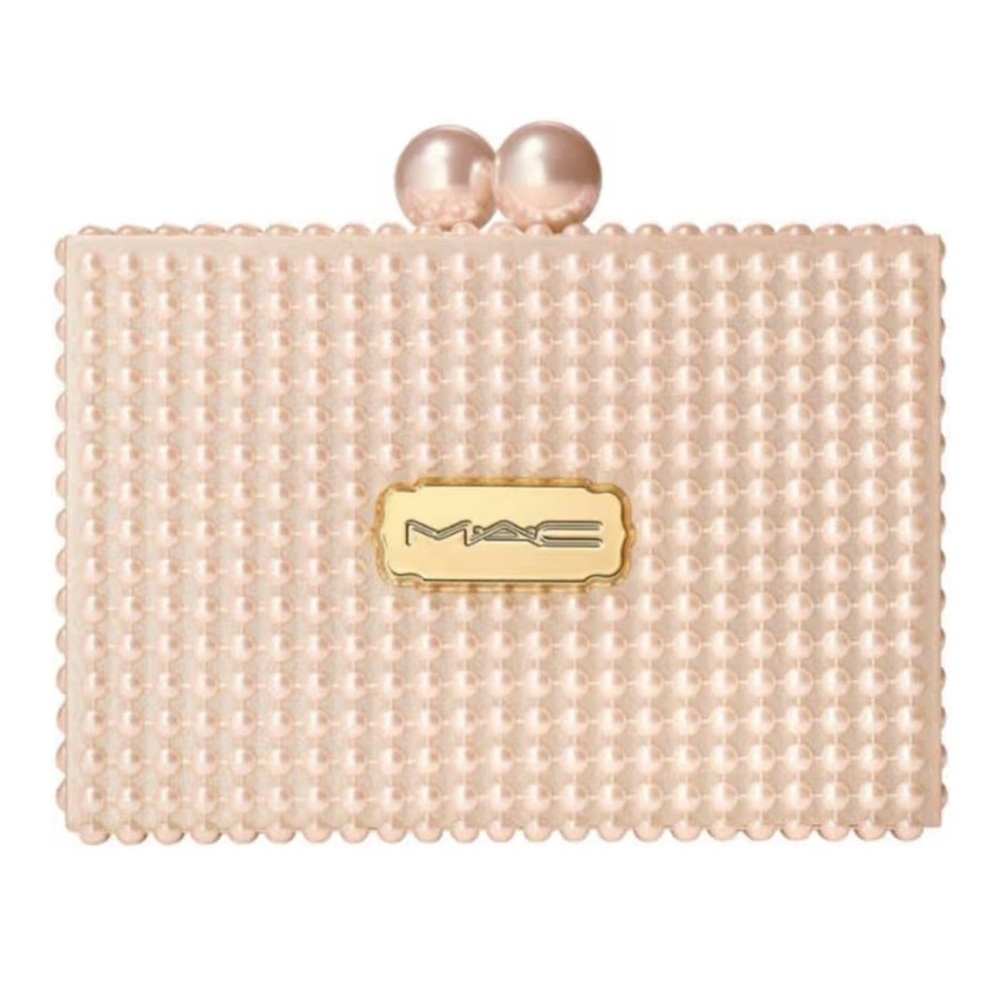 MAC Cosmetics Pearl Embellished Clutch